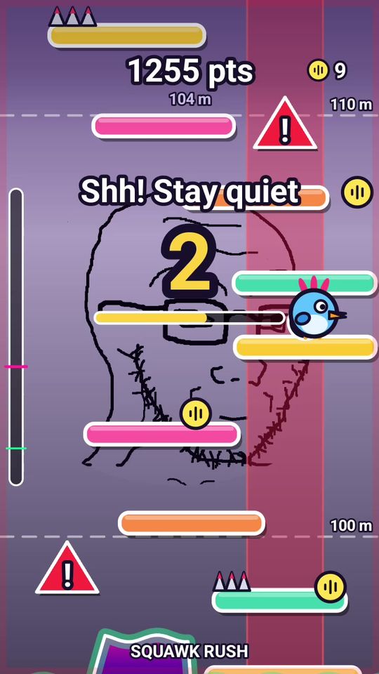 Mute bomb countdown: Shh, stay quiet, 2